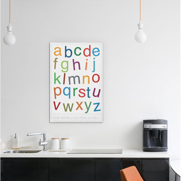 iCanvas The World of Eric Carle Alphabet Wrapped Canvas Textual Art